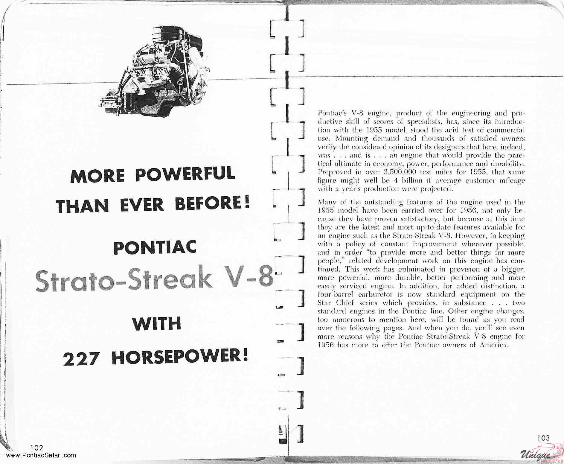 1956 Pontiac Facts Book Page 87